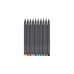 Faber-Castell Grip Fineliner, 0.4, 10er Kunststoffetui, Stift