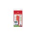 Faber-Castell Scribolino Schulfüller, Linkshänder, rot, Füllfederhalter(rot)