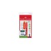 Faber-Castell Scribolino Schulfüller, Rechtshänder, rot, Füllfederhalter(rot)