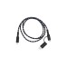 USB-C Stecker(schwarz/weiß, 1,2 Meter)