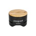 Feuerhand Tisch-Holzkohlegrill Tamber, Jet Black(schwarz, Ø 20cm)