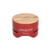 Feuerhand Tisch-Holzkohlegrill Tamber, Ruby Red(rot, Ø 20cm)