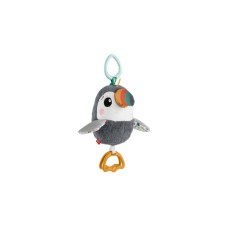 Fisher-Price Flatter Tukan To-Go, Kuscheltier(grau/weiß)