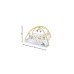 Fisher-Price Simply Senses Newborn Gym (Sensimals '24), Spielbogen/Decke