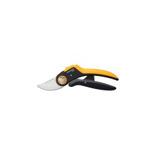 Fiskars PowerLever Plus Bypass-Gartenschere P721(schwarz/orange)