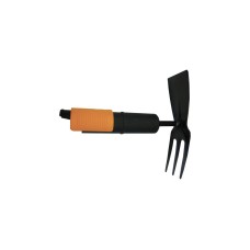 Fiskars QuikFit Doppelhacke(schwarz/orange, 5,5cm)