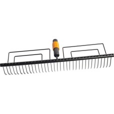 Fiskars QuikFit Rasenrechen(schwarz/orange, 57cm)