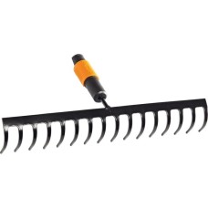 Fiskars QuikFit Rechen, 16 Zinken(schwarz/orange, 40cm)