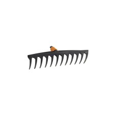 Fiskars QuikFit Rechen, Kunststoff(schwarz/orange, 41cm)