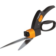 Fiskars Rasenkantenschere Servo-System GS42, Grasschere(schwarz)