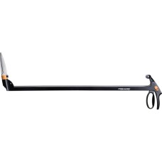 Fiskars Rasenkantenschere Servo-System GS46, Grasschere(schwarz, mit Stiel)