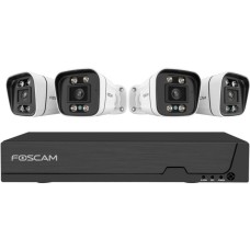 Foscam FNA 108 E B4 2T, Set(schwarz/weiß, FNA108E 8-Kanal NVR, 4x V8EP Kamera)