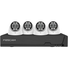 Foscam FN 9108 E T4 2T, Set(schwarz/weiß, FN9108E 8-Kanal NVR, 4x T5EP Kamera)
