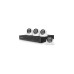 Foscam FN 9108 E T4 2T, Set(schwarz/weiß, FN9108E 8-Kanal NVR, 4x T5EP Kamera)