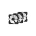 Fractal Design Aspect 12 RGB PWM Black Frame 3er, Gehäuselüfter(schwarz/weiß, 3er Pack)