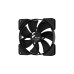Fractal Design Aspect 14 PWM Black, Gehäuselüfter(schwarz)
