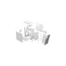 Fractal Design Compact RGB White TG Clear, Tower-Gehäuse(weiß, Tempered Glass)