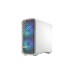 Fractal Design Compact RGB White TG Clear, Tower-Gehäuse(weiß, Tempered Glass)