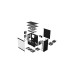 Fractal Design Define 7 Compact Black TG Dark Tint, Tower-Gehäuse(schwarz, Tempered Glass)