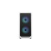Fractal Design Focus 2 RGB White TG Clear Tint, Tower-Gehäuse(weiß, Tempered Glass)