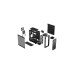 Fractal Design Meshify 2 Compact Lite RGB Black TG Light tint, Tower-Gehäuse(schwarz, Tempered Glass)