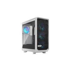 Fractal Design Meshify 2 Compact RGB White TG Clear Tint, Tower-Gehäuse(weiß, Tempered Glass)