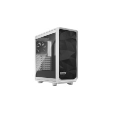 Fractal Design Meshify 2 Compact White TG Clear Tint, Tower-Gehäuse(weiß/schwarz, Tempered Glass)