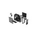 Fractal Design Meshify 2 Lite RGB Black TG Light Tint, Tower-Gehäuse(schwarz, Outlet)