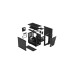Fractal Design Meshify 2 Nano Black TG dark tint, Tower-Gehäuse(schwarz, Tempered Glass, Outlet)