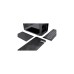 Fractal Design Meshify C Dark Tint TG, Tower-Gehäuse(schwarz, Window-Kit)