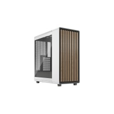 Fractal Design North Chalk White TG Clear, Tower-Gehäuse(weiß, Tempered Glass-Version)