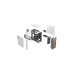 Fractal Design North Chalk White TG Clear, Tower-Gehäuse(weiß, Tempered Glass-Version)