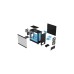 Fractal Design Pop Air RGB Cyan Core TG Clear Tint, Tower-Gehäuse(schwarz/hellblau)