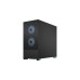 Fractal Design Pop Air RGB Cyan Core TG Clear Tint, Tower-Gehäuse(schwarz/hellblau)
