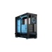 Fractal Design Pop Air RGB Cyan Core TG Clear Tint, Tower-Gehäuse(schwarz/hellblau)