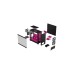 Fractal Design Pop Air RGB Magenta Core TG Clear Tint, Tower-Gehäuse(schwarz/magenta)