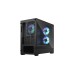 Fractal Design Pop Mini Air RGB Black TG Clear Tint, Tower-Gehäuse(schwarz, Outlet)
