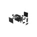 Fractal Design Pop Mini Silent Black Solid, Tower-Gehäuse(schwarz)