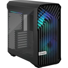 Fractal Design Torrent Compact RGB Black TG Light Tint, Tower-Gehäuse(schwarz, Tempered Glass)