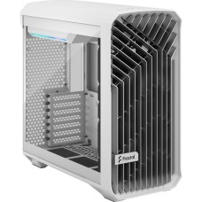 Fractal Design Torrent Compact White TG Clear Tint, Tower-Gehäuse(weiß, Tempered Glass)