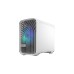 Fractal Design Torrent Nano RGB White TG Light Tint, Tower-Gehäuse(weiß, Tempered Glass)