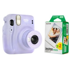Fujifilm instax Mini 11 Bundle, Sofortbildkamera(hellviolett, inklusive instax mini Film 1x 10er, Outlet)