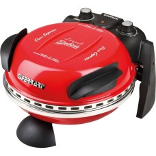 G3 Ferrari Delizia Pizzaofen G10006(rot/schwarz, 1.200 Watt, für Pizza Ø 31cm)