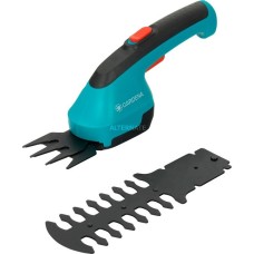 GARDENA Akku-Grasschere AccuCut Li, 3,6Volt, Set mit Strauchmesser(türkis/schwarz, Li-Ionen-Akku 2,5Ah)