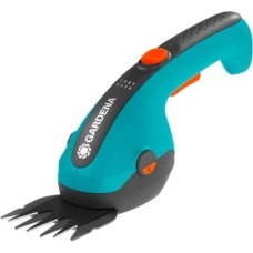 GARDENA Akku-Grasschere ClassicCut Li, 3,6Volt, Set mit Strauchmesser(türkis/schwarz, Li-Ionen-Akku 2,5Ah)