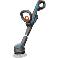 GARDENA Akku-Multi-Reiniger AquaBrush Compact 18V P4A solo, Hartbodenreiniger(grau/türkis, ohne Akku und Ladegerät, POWER FOR ALL ALLIANCE)