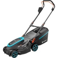 GARDENA Akku-Rasenmäher PowerMax 37/36V P4A Ready-To-Use Set, 36Volt (2x18V)(schwarz/grau, 2x Li-Ion Akku 4,0Ah, POWER FOR ALL ALLIANCE)