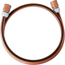 GARDENA Anschlussgarnitur Comfort FLEX 13mm (1/2"), Schlauch(schwarz/orange, 1,5 Meter)
