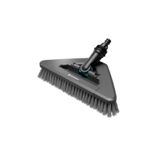 GARDENA Cleansystem Stielbürste soft flex, Waschbürste(grau, 360° Drehgelenk)