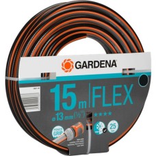 GARDENA Comfort FLEX Schlauch 13mm (1/2")(schwarz/orange, 15 Meter)